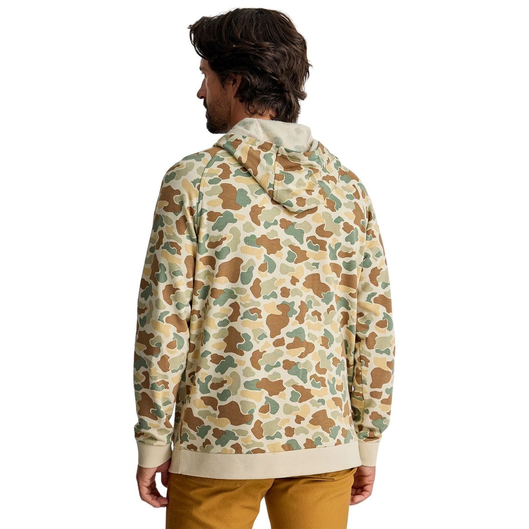 Free Fly Men's Bamboo Lightweight Fleece Hoodie Vintage Camo Image 02