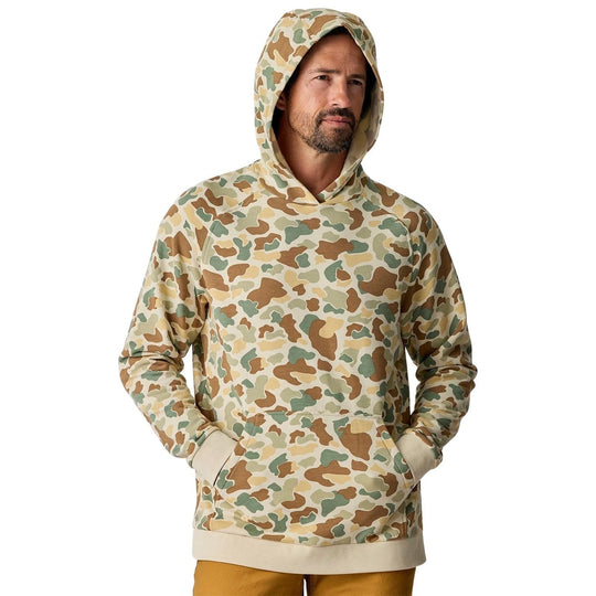 Free Fly Men's Bamboo Lightweight Fleece Hoodie Vintage Camo Image 03