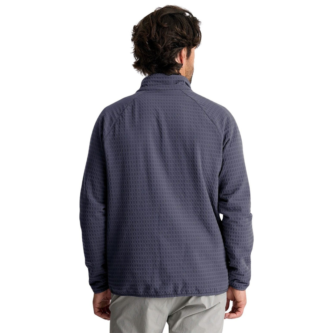 Free Fly Men's Gridback Fleece Jacket Storm Cloud Image 02