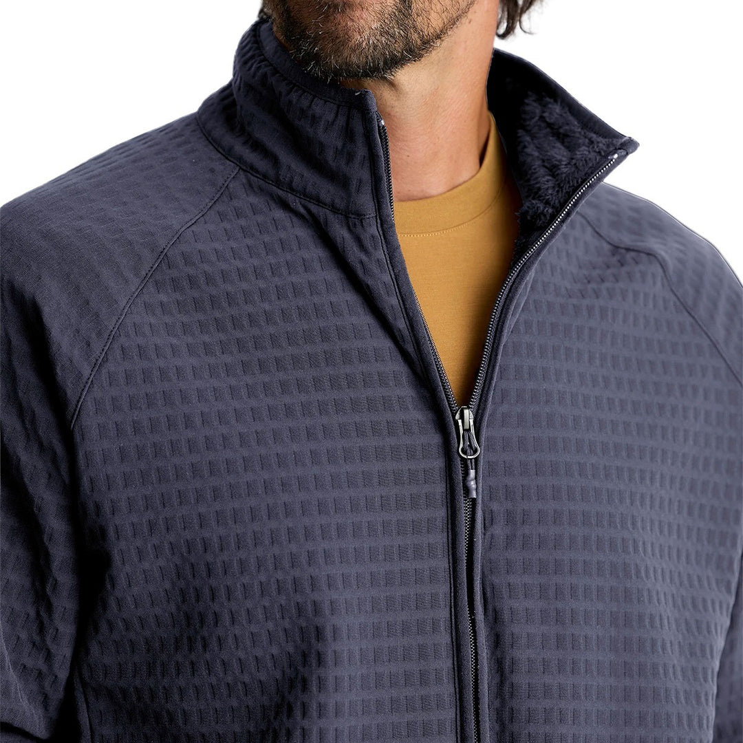 Free Fly Men's Gridback Fleece Jacket Storm Cloud Image 04