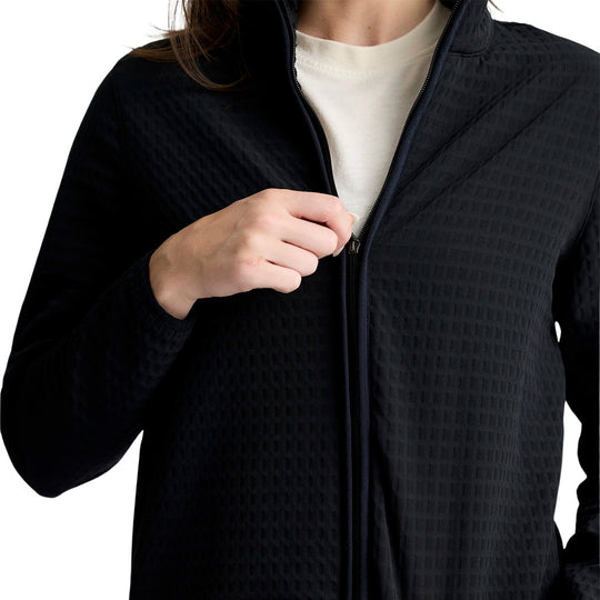 Free Fly Women's Gridback Fleece Jacket Black Image 04