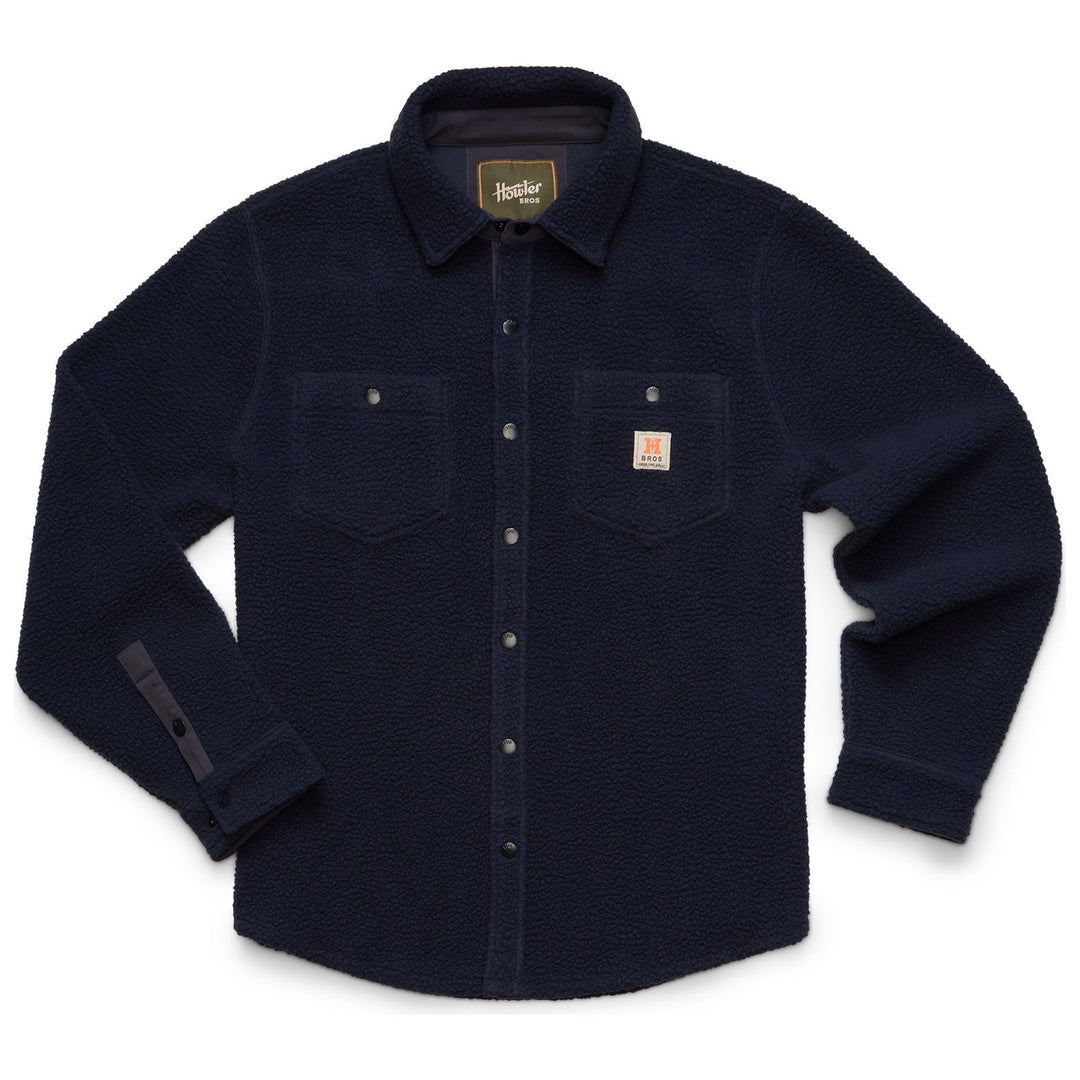 Howler Brothers Allegheny Fleece Overshirt Dark Indigo Image 01