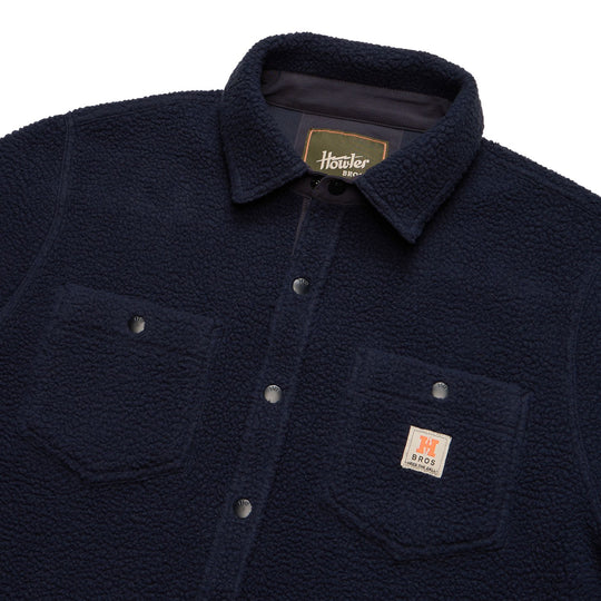 Howler Brothers Allegheny Fleece Overshirt Dark Indigo Image 02