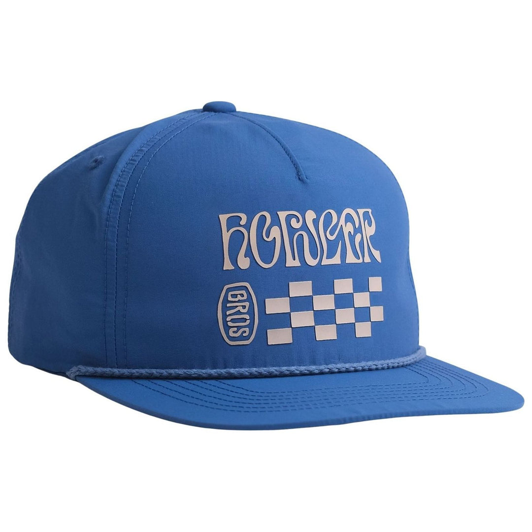 Howler Brothers Finish Line Unstructured Snapback Hat Blue Mirage Image 01