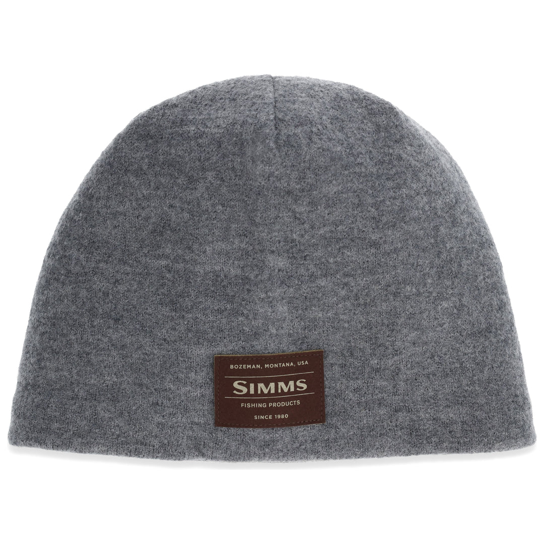 Simms Hayward Wool Beanie Gunmetal Image 01