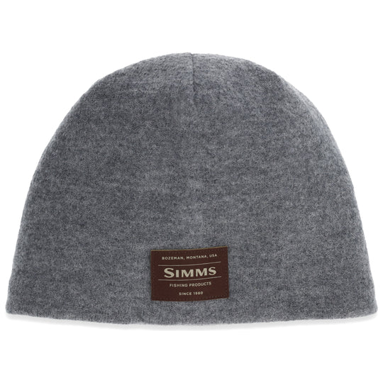 Simms Hayward Wool Beanie Gunmetal Image 01