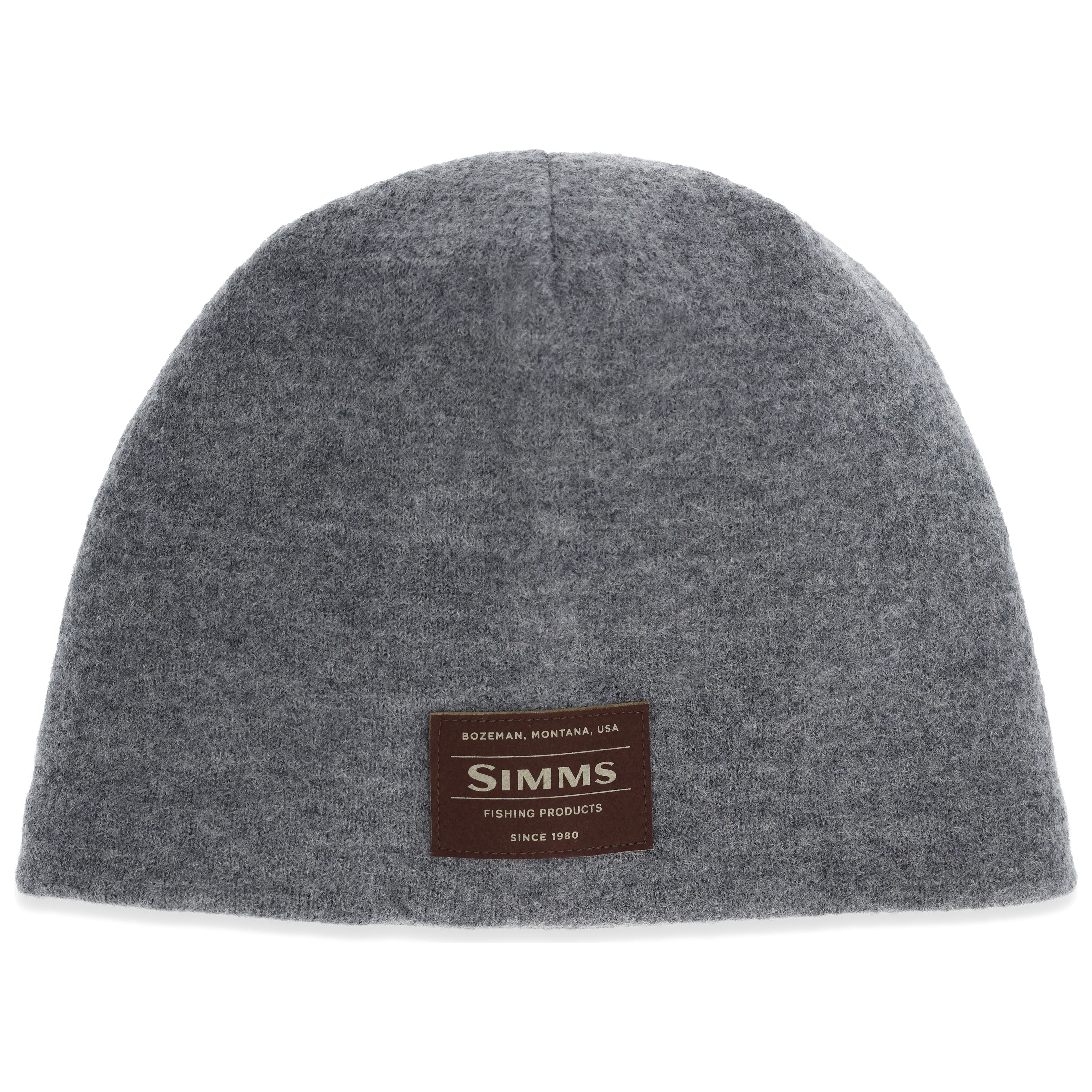 Simms Hayward Wool Beanie Gunmetal Image 01