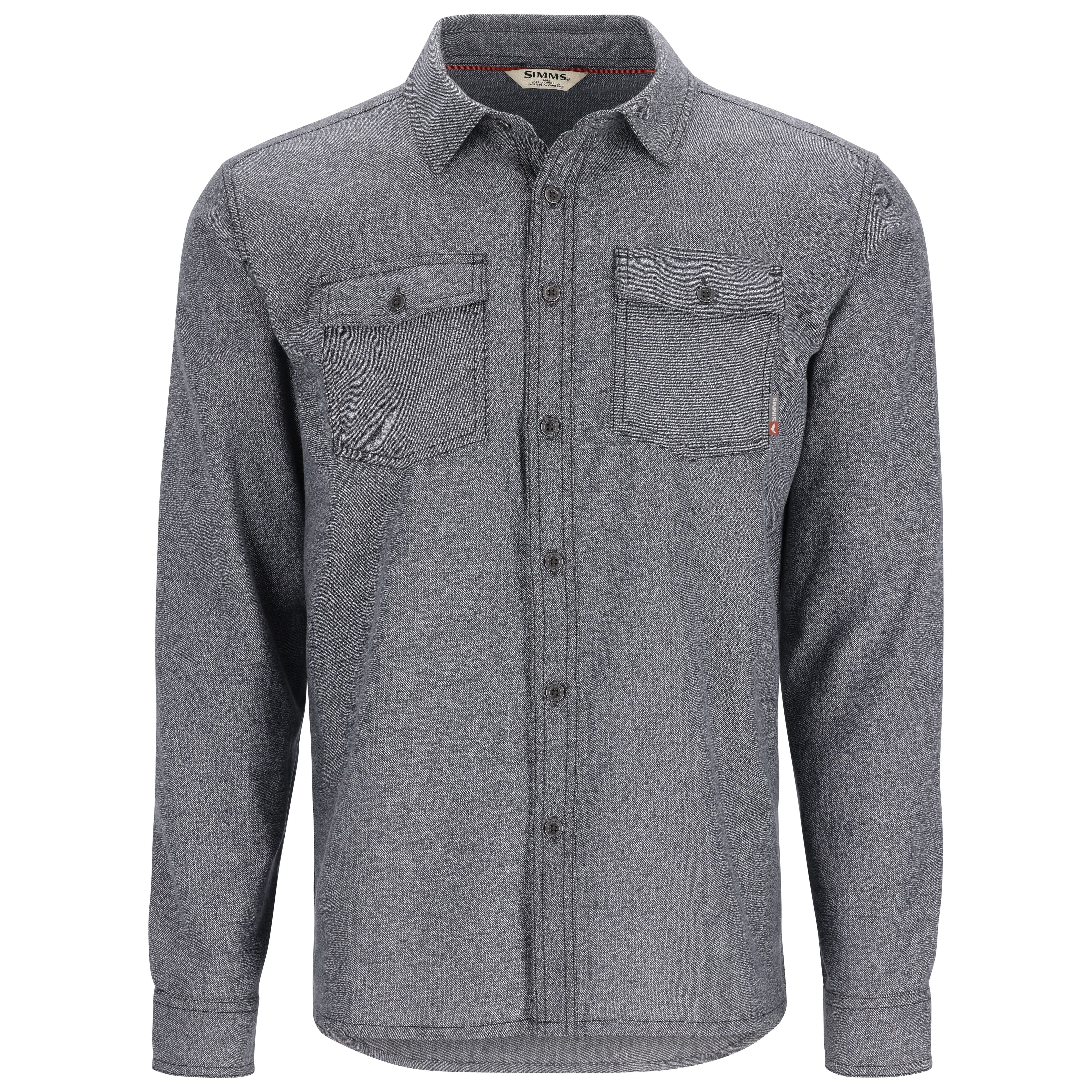 Simms Shoal Flannel Slate Image 01