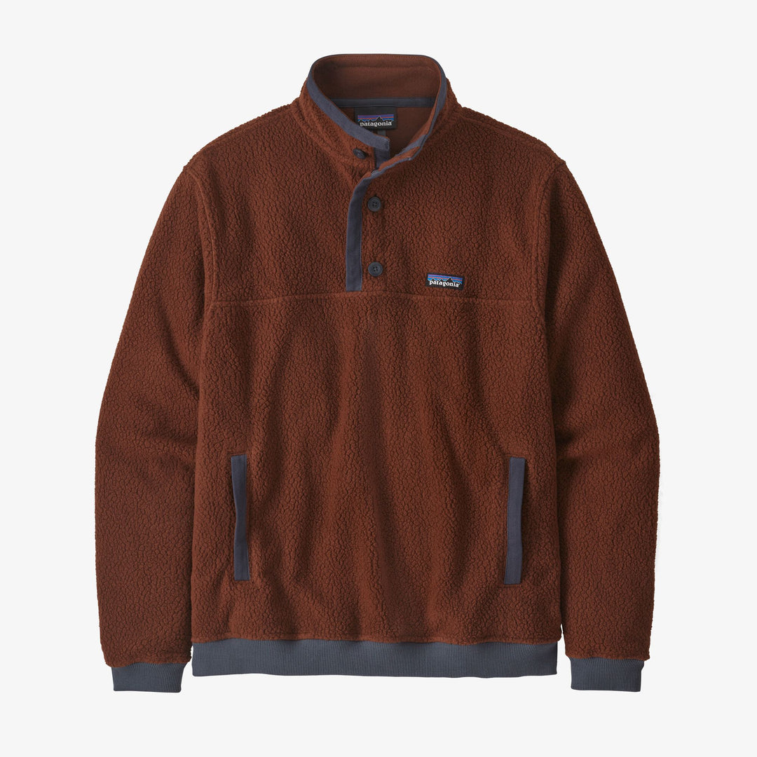 Men's Shearling Button Pullover