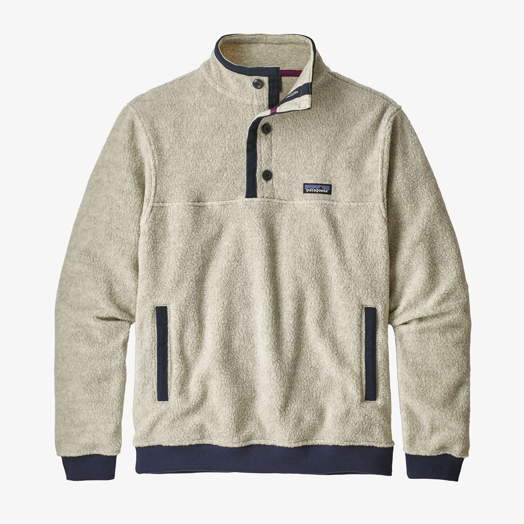 Men's Shearling Button Pullover