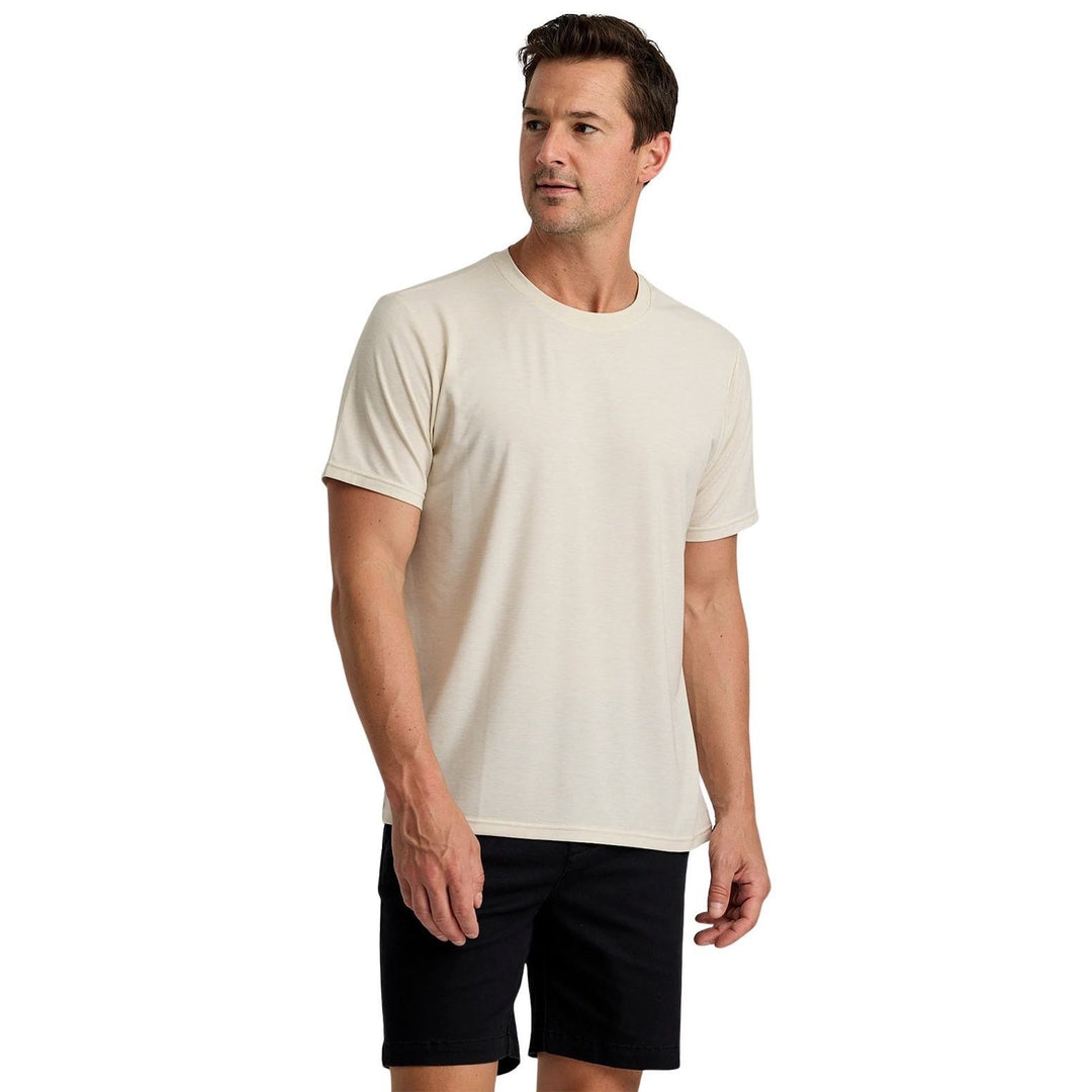 Free Fly Men's Elevate Lightweight Tee Heather Birch Image 01