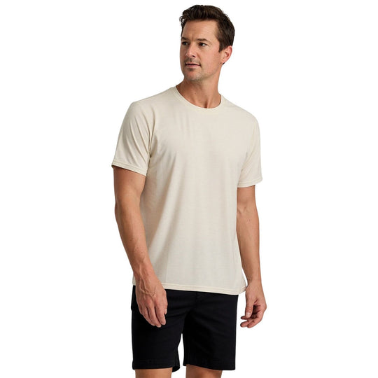 Free Fly Men's Elevate Lightweight Tee Heather Birch Image 01