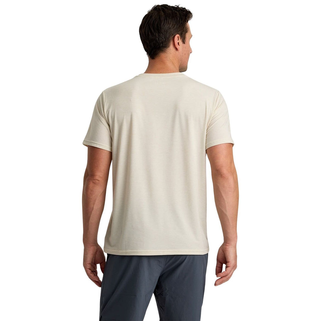 Free Fly Men's Elevate Lightweight Tee Heather Birch Image 02