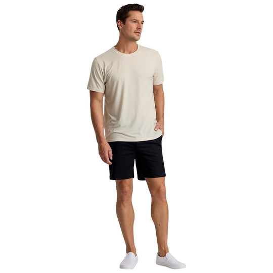 Free Fly Men's Elevate Lightweight Tee Heather Birch Image 03
