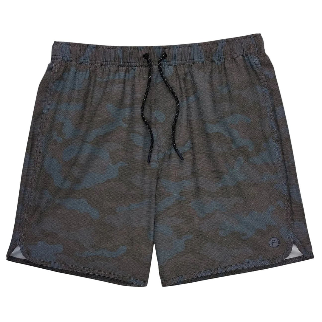 Free Fly Men's Reverb Short Woodland Camo Storm Cloud Image 01