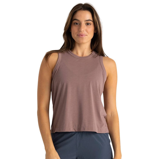 Free Fly Women's Elevate Lightweight Tank Fig Image 01