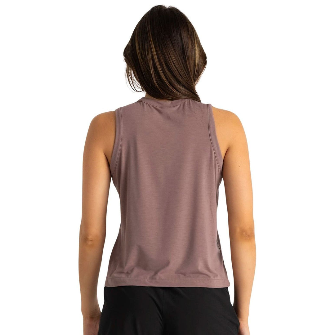 Free Fly Women's Elevate Lightweight Tank Fig Image 02