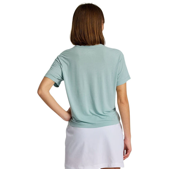 Free Fly Women's Elevate Lightweight Tee Ocean Mist Image 02