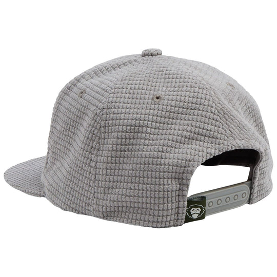 Howler Brothers Trout Bolt Unstructured Snapback Hat Grey Grid Corduroy Image 02