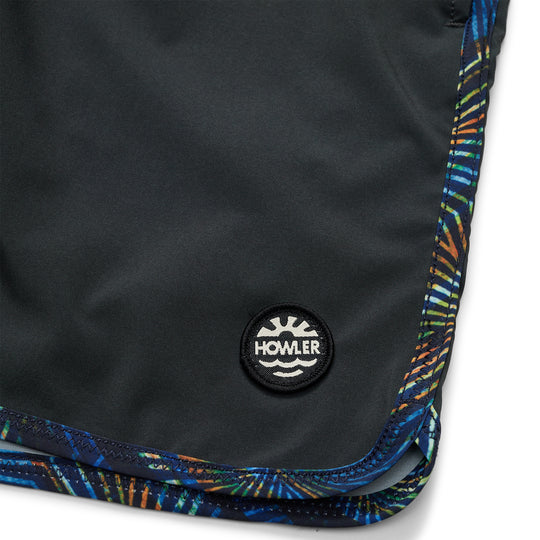 Howler Brothers Warlock Tech Boardshorts Antique Black / Starfire Image 02