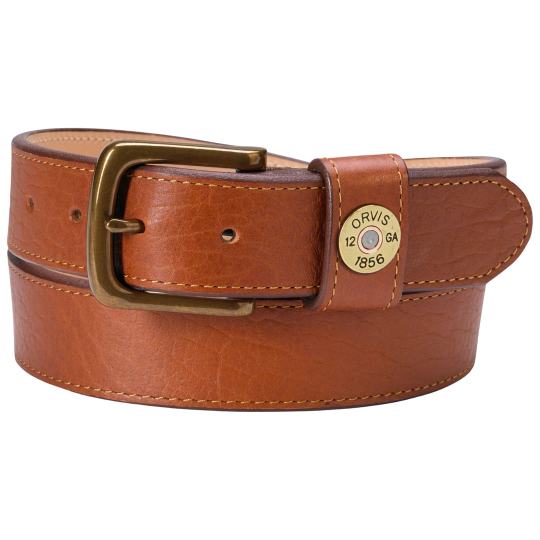 Orvis Bison Leather Shot Shell Belt Hazel Image 01