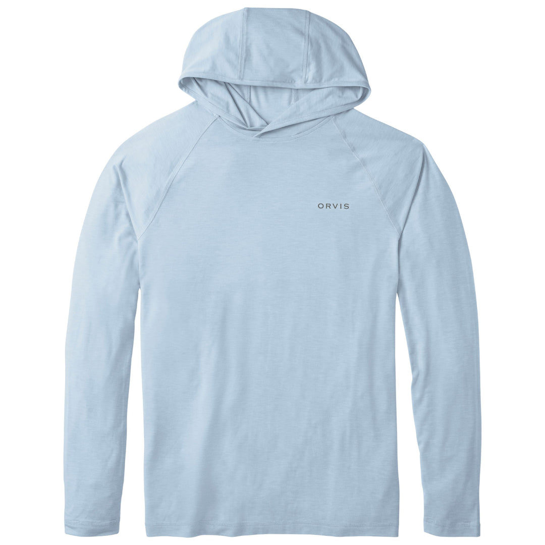 Orvis Men's Dricast Hoodie Coastal Blue Image 01