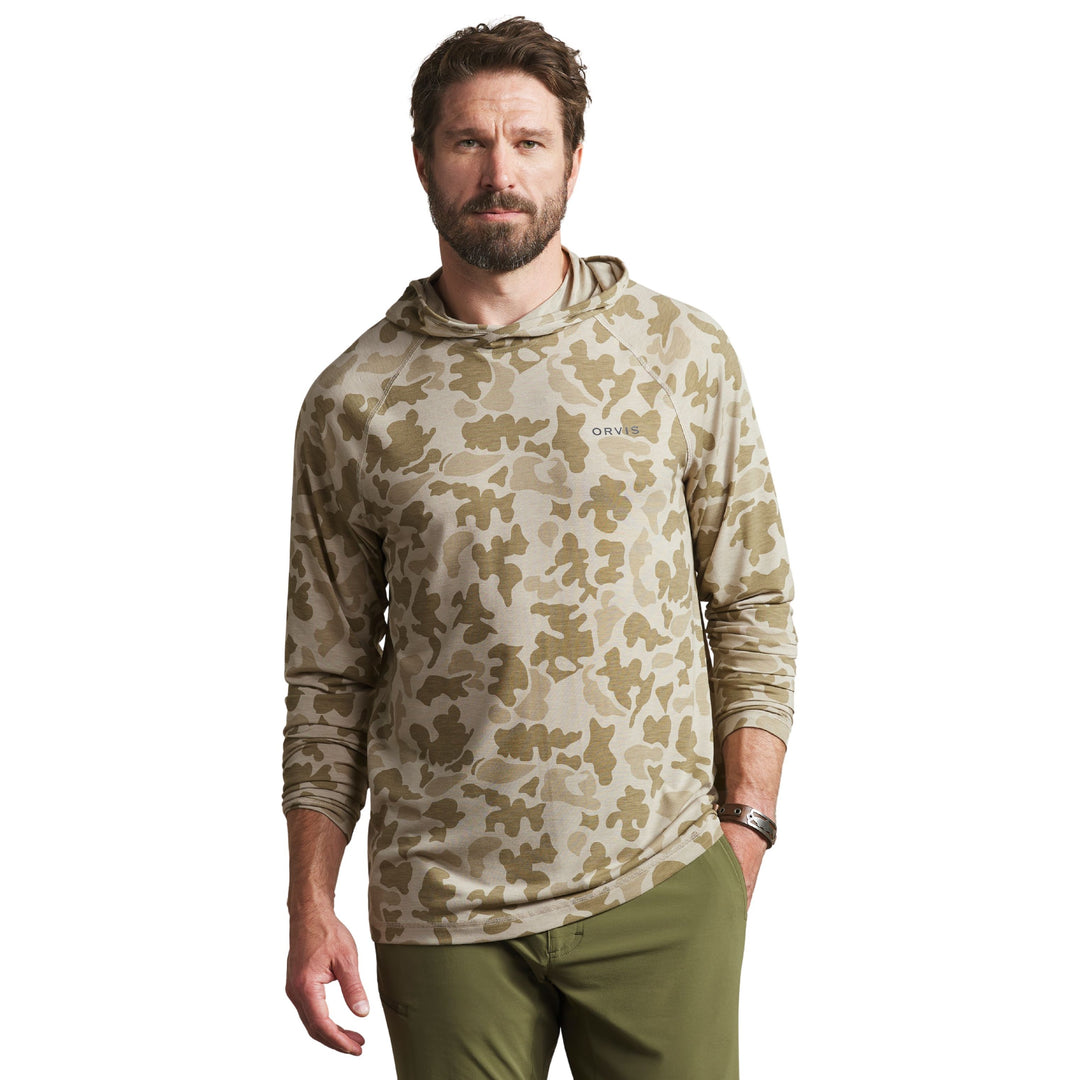 Orvis Men's Dricast Hoodie Dove Camo Image 03