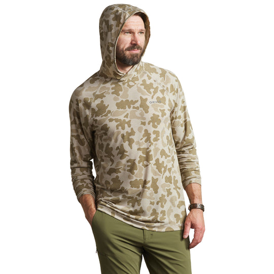 Orvis Men's Dricast Hoodie Dove Camo Image 04