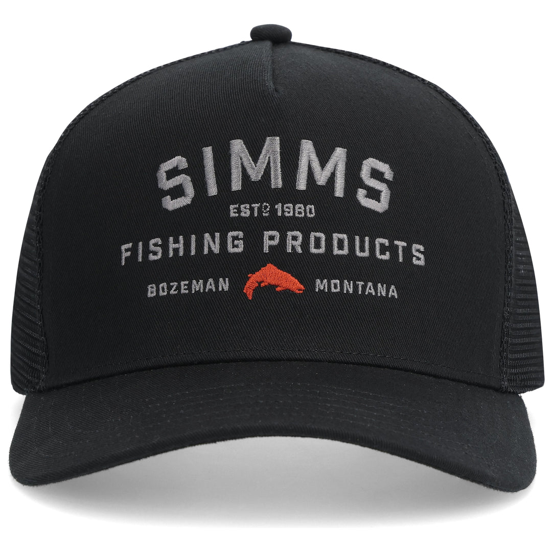 Simms Double Haul Trucker Black Image 01