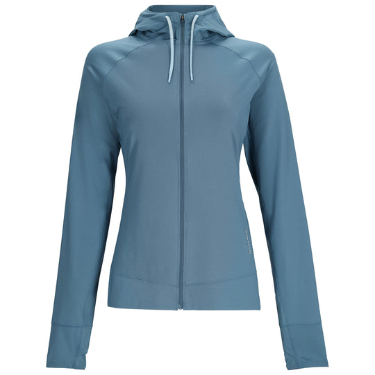 Simms Women's SolarFlex Hoody Full-Zip Neptune Image 01