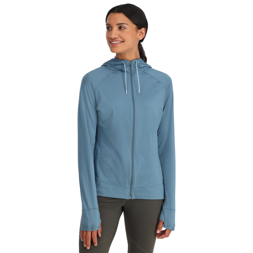 Simms Women's SolarFlex Hoody Full-Zip Neptune Image 02