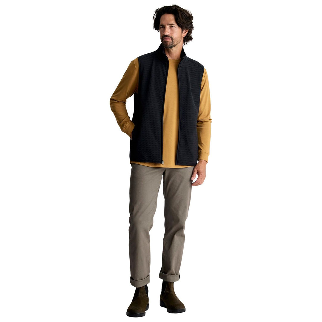 Free Fly Men's Gridback Fleece Vest Black Image 05