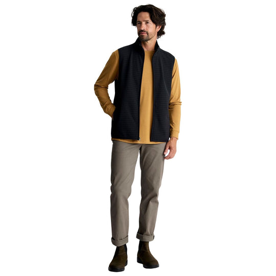 Free Fly Men's Gridback Fleece Vest Black Image 05