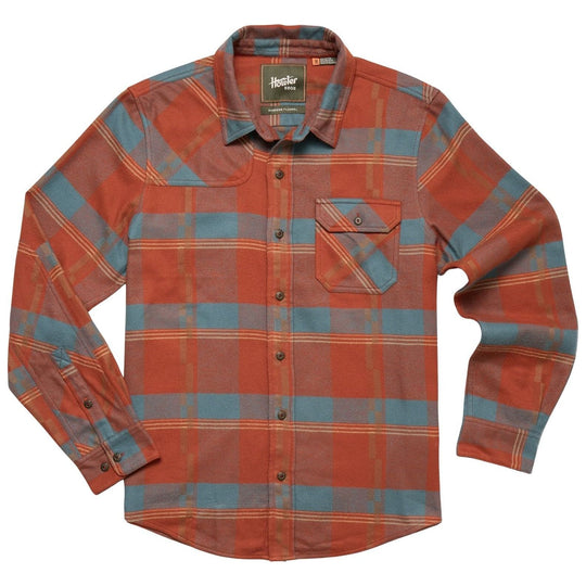 Howler Brothers Harker's Flannel Backdrop Plaid : Terracotta Image 01