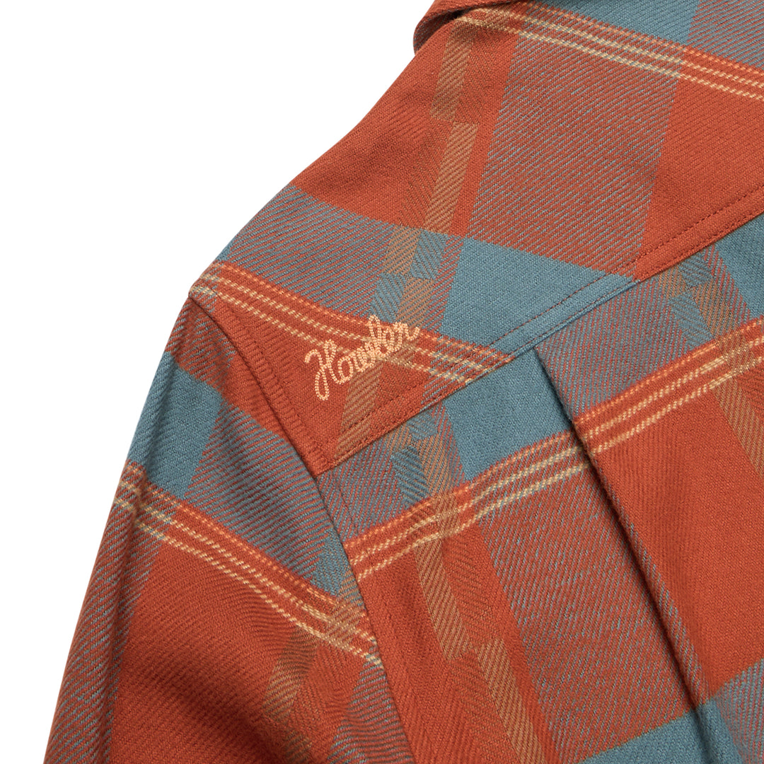 Howler Brothers Harker's Flannel Backdrop Plaid : Terracotta Image 03