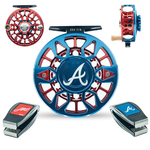 Abel Atlanta Braves Reel and Nipper Combo 7/8