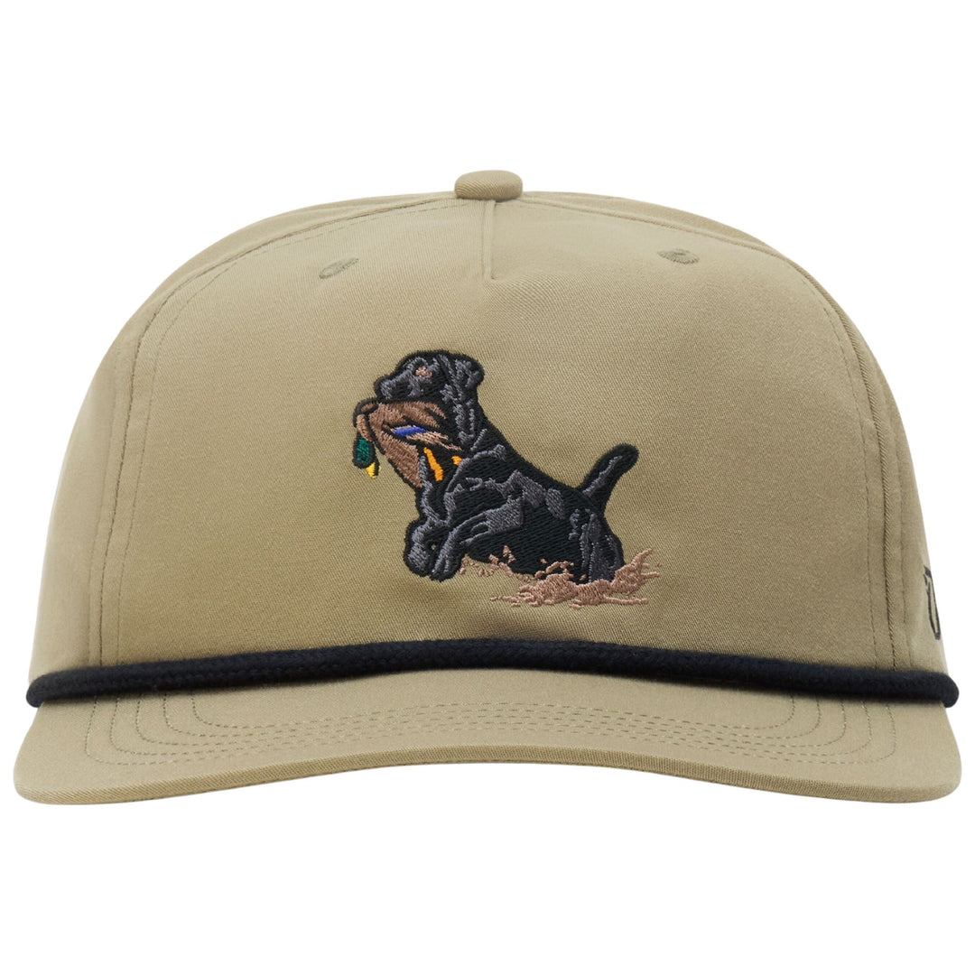 Duck Camp Black Lab Grandpa Hat Sagebrush Image 01