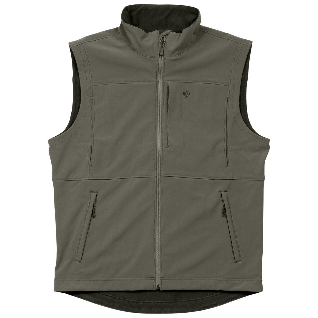 Duck Camp Men's Contact Softshell Vest Moss Image 01