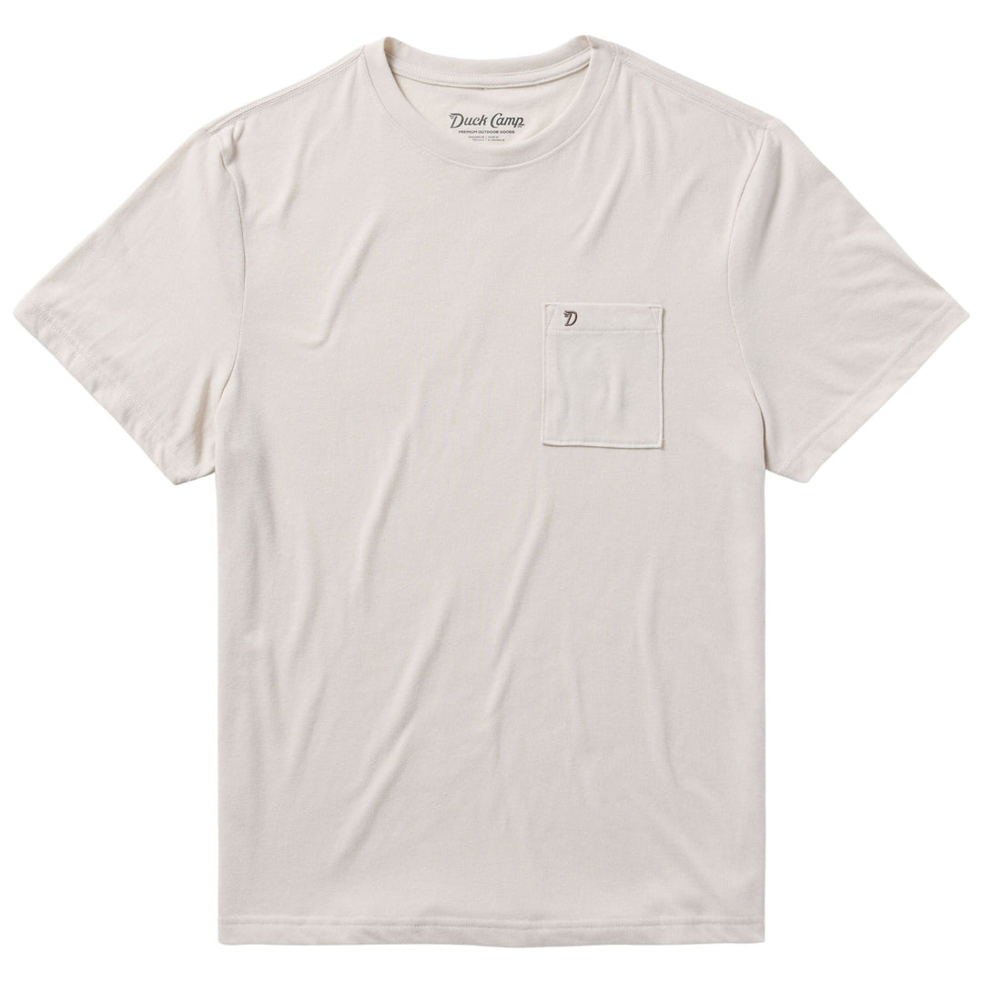 Duck Camp Men's Essential drirelease Tee Sanddollar Image 01