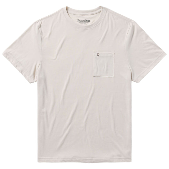 Duck Camp Men's Essential drirelease Tee Sanddollar Image 01