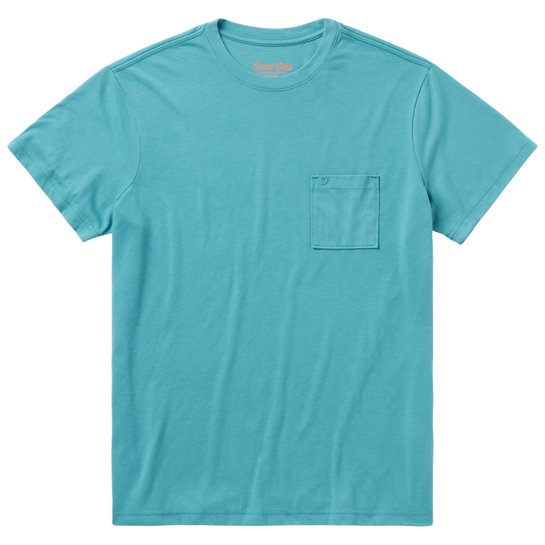 Duck Camp Men's Essential drirelease Tee Storm Blue Image 01