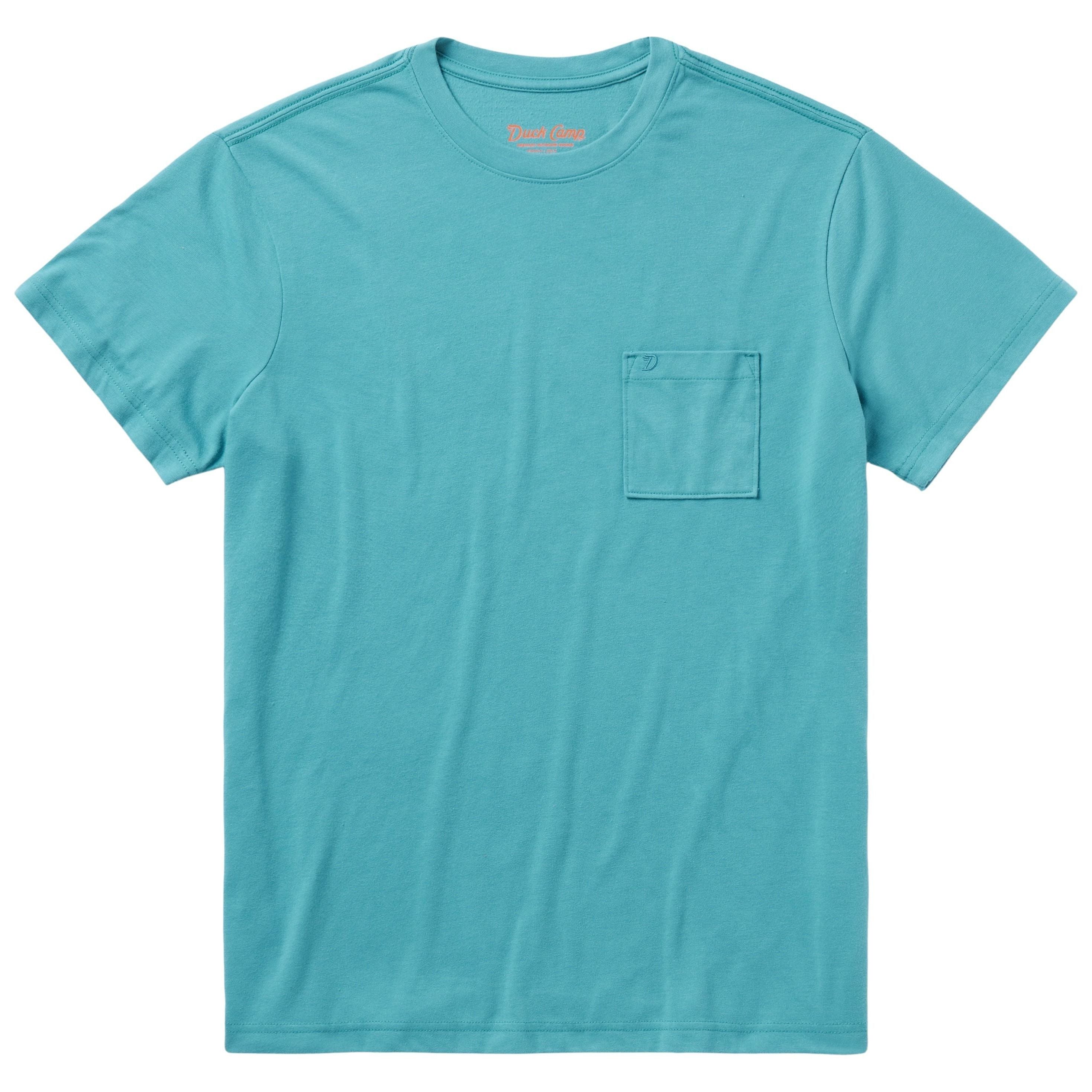 Duck Camp Men's Essential drirelease Tee Storm Blue Image 01