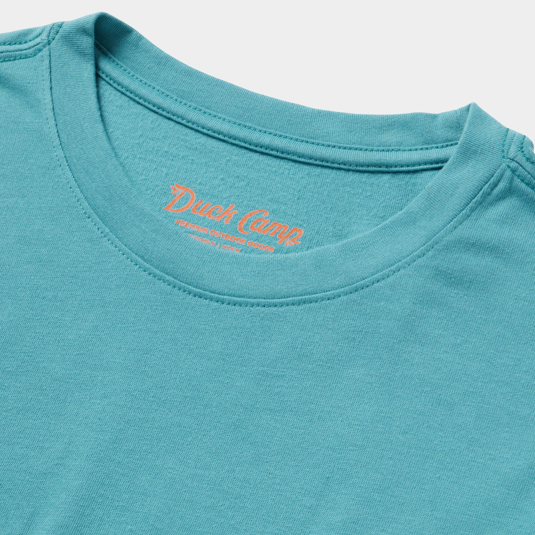 Duck Camp Men's Essential drirelease Tee Storm Blue Image 04