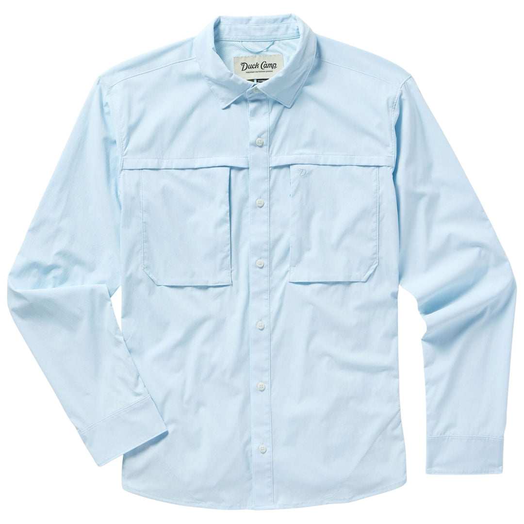 Duck Camp Men's Fishing Shirt LS Ice Water Image 01