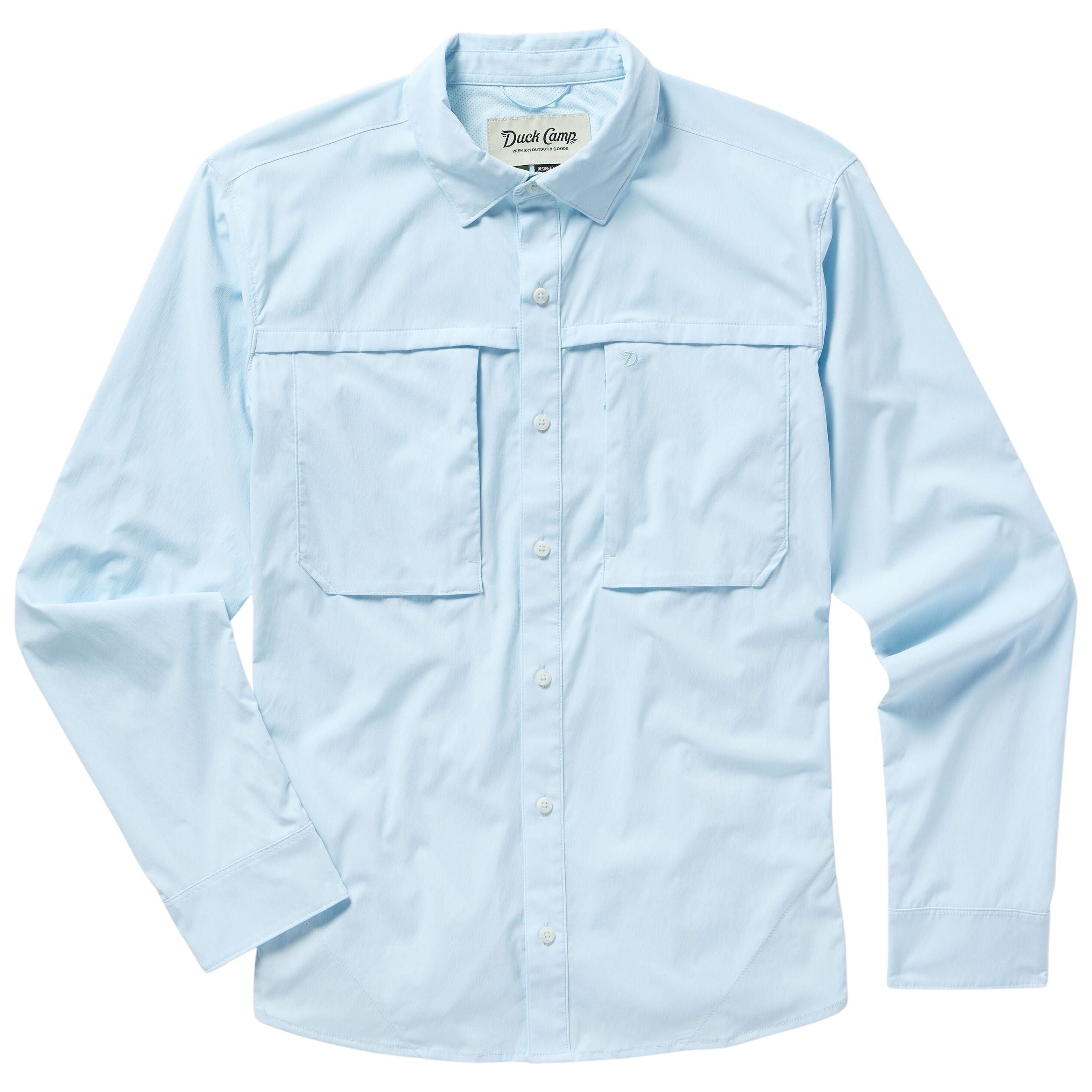 Duck Camp Men's Fishing Shirt LS Ice Water Image 01