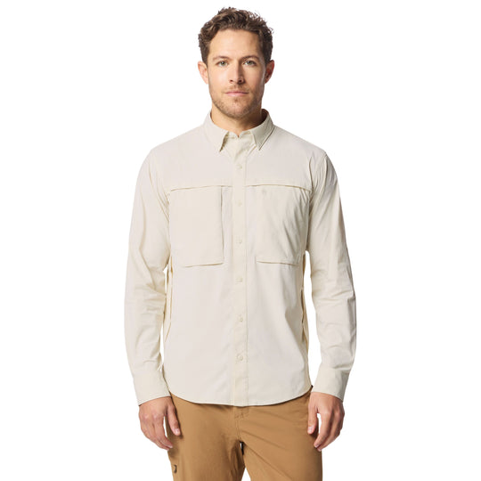 Duck Camp Men's Lightweight Fishing Shirt Long Sleeve Birch Image 03
