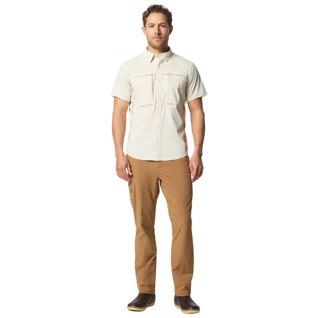 Duck Camp Men's Lightweight Fishing Shirt Short Sleeve Birch Image 02
