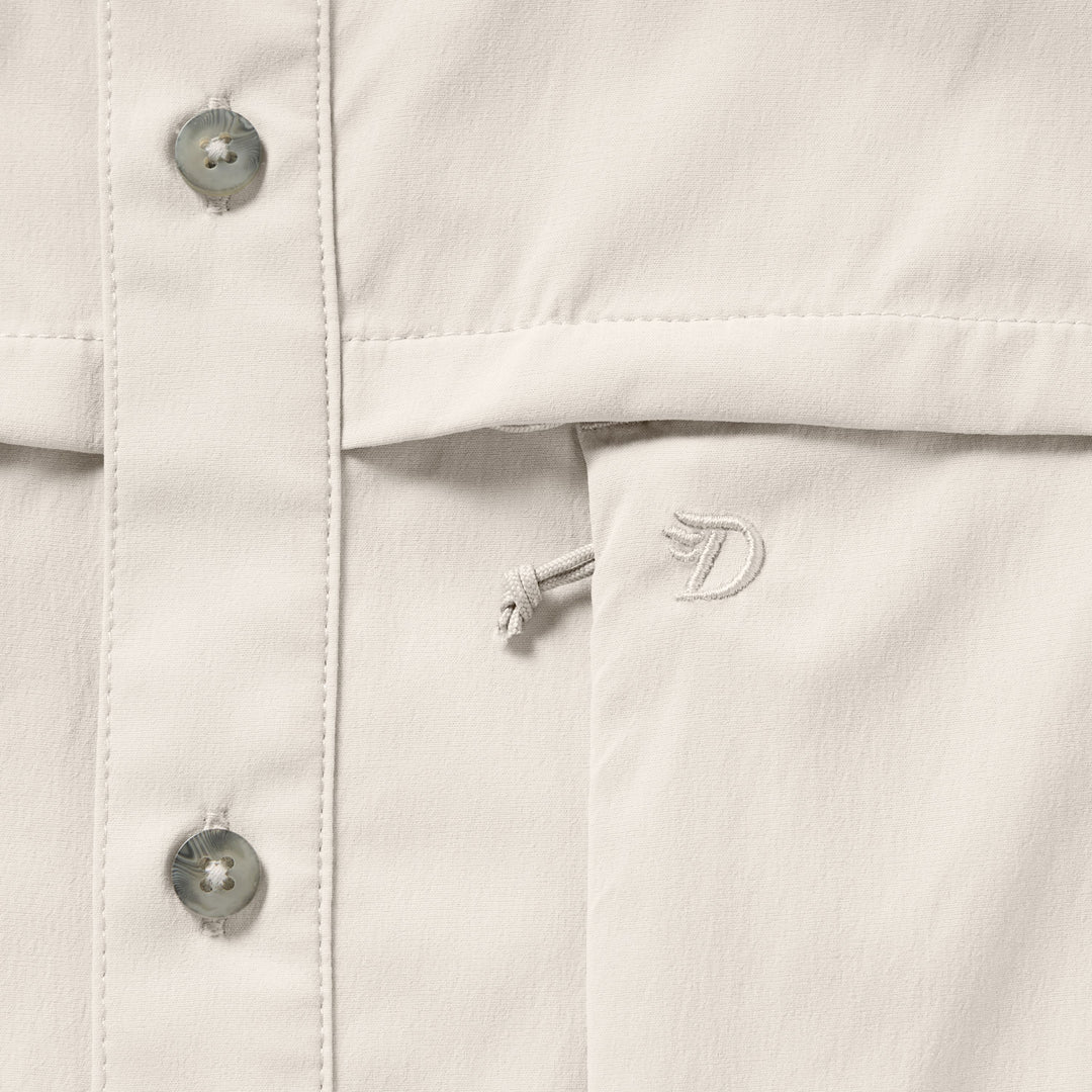 Duck Camp Men's Lightweight Fishing Shirt Short Sleeve Birch Image 06