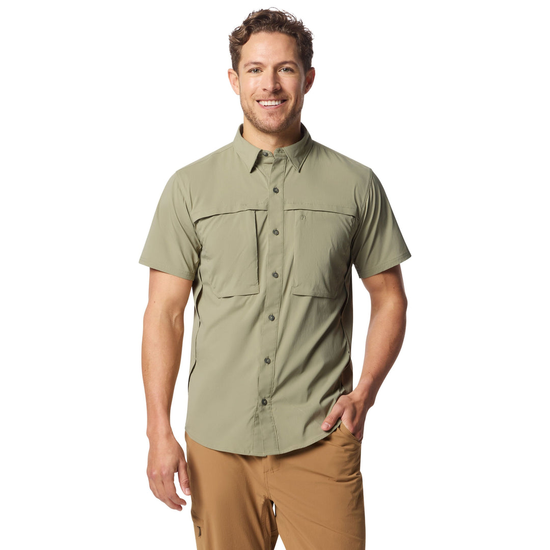 Duck Camp Men's Lightweight Fishing Shirt Short Sleeve Sagebrush Image 03