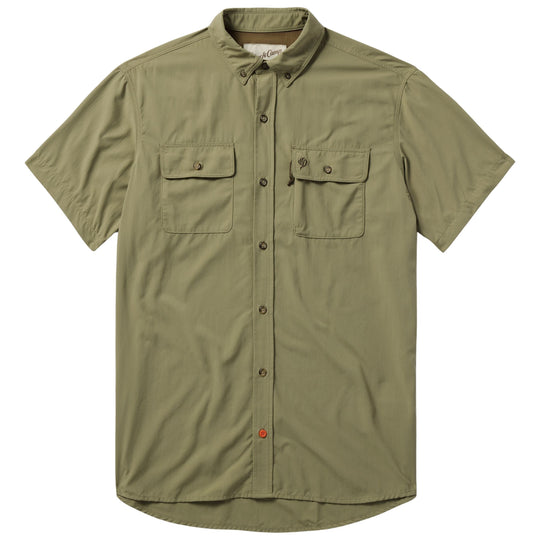 Duck Camp Men's Lightweight Hunting Shirt Short Sleeve Sagebrush Image 01